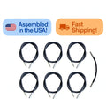 7x Hydraulic Hose Kit for Fisher XLS Winged Blade Snow Plow - USA Assembled