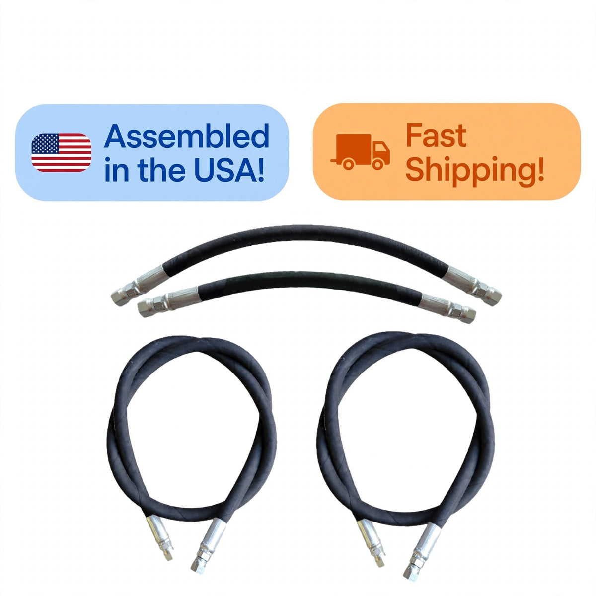 Hydraulic Hose Kit for Fisher Trailblazer Heavy Duty Straight Blade