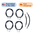 Hydraulic Hoses Kit for Fisher Trailblazer Heavy Duty V Blade Snow Plow | 6 Hoses